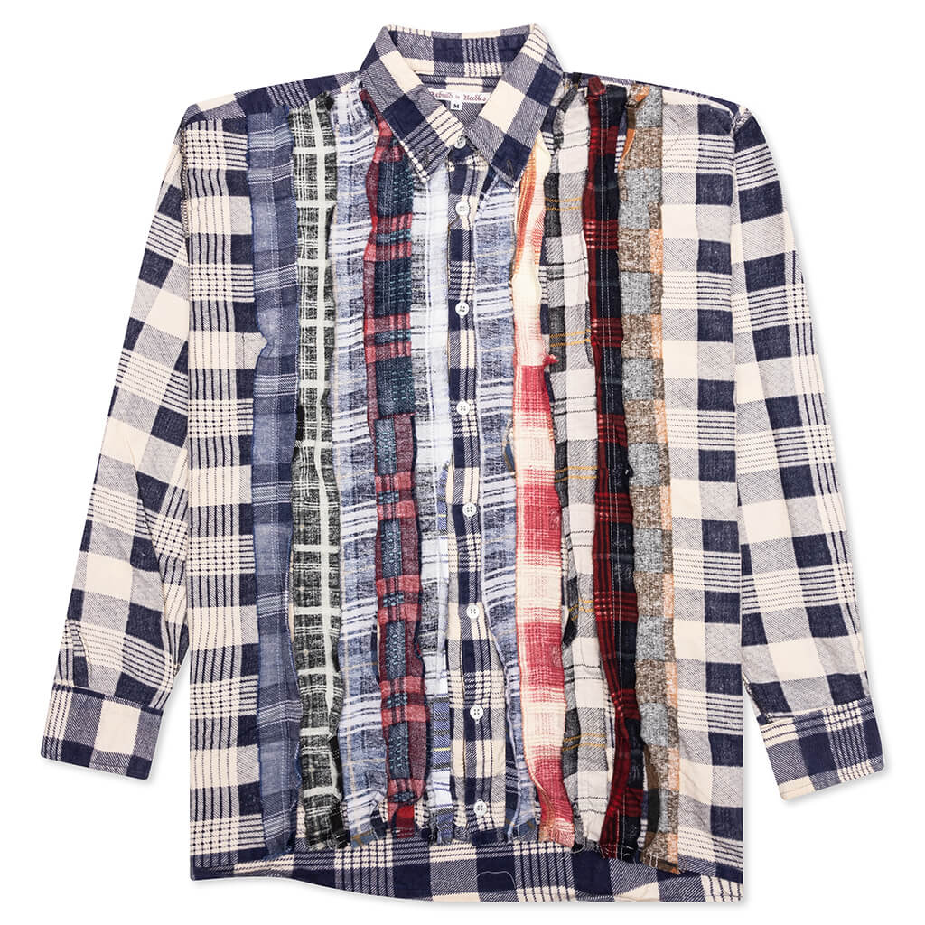 Ribbon Flannel Shirt Assorted