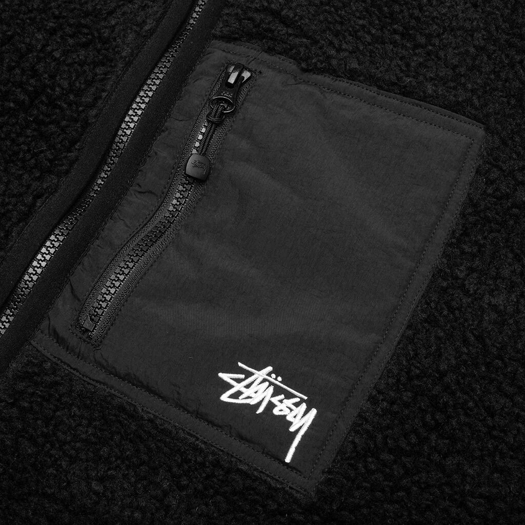 Sherpa Reversible Jacket Black