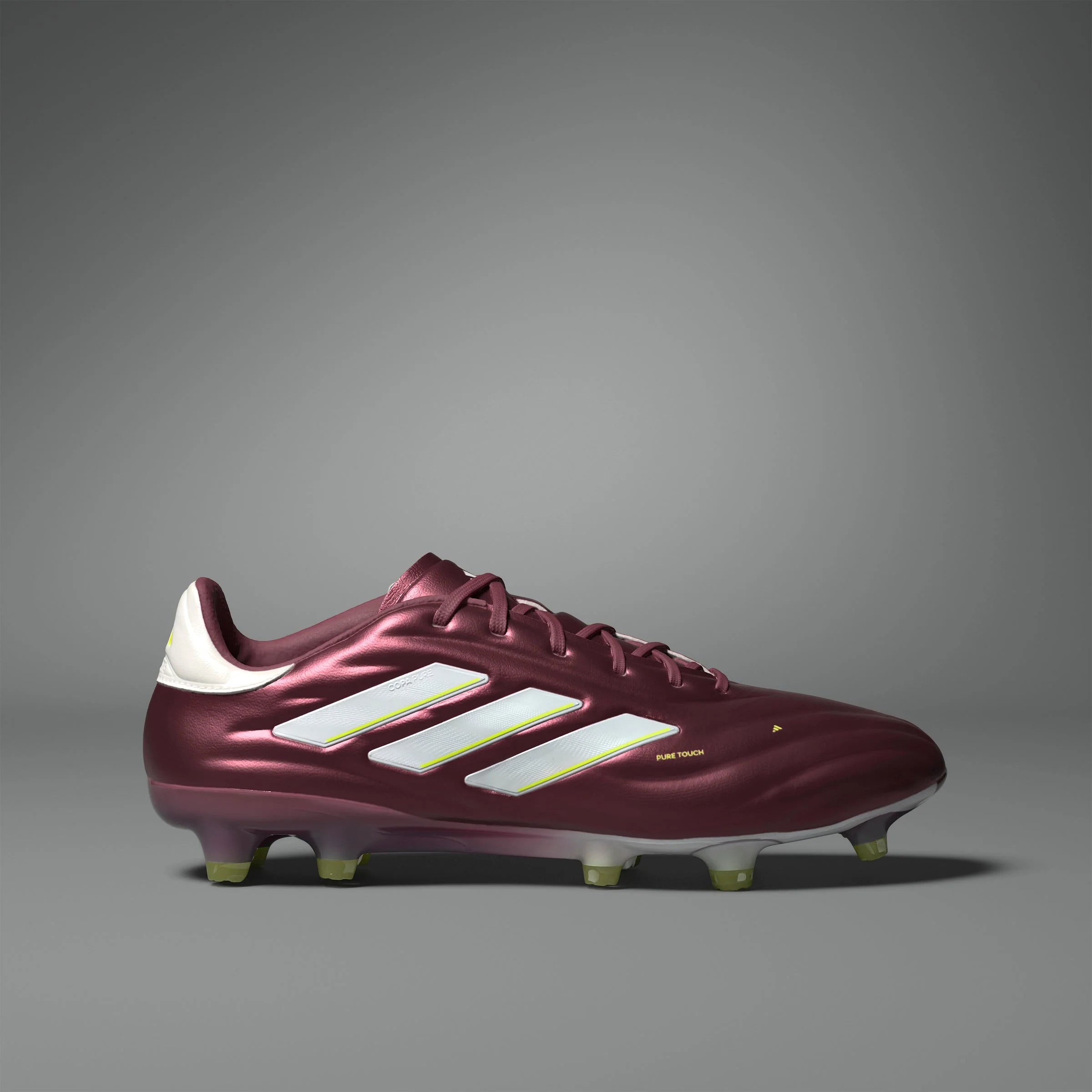 adidas Copa Pure 2 Elite FG Firm Ground Soccer Cleats Shadow Red White Solar Yellow