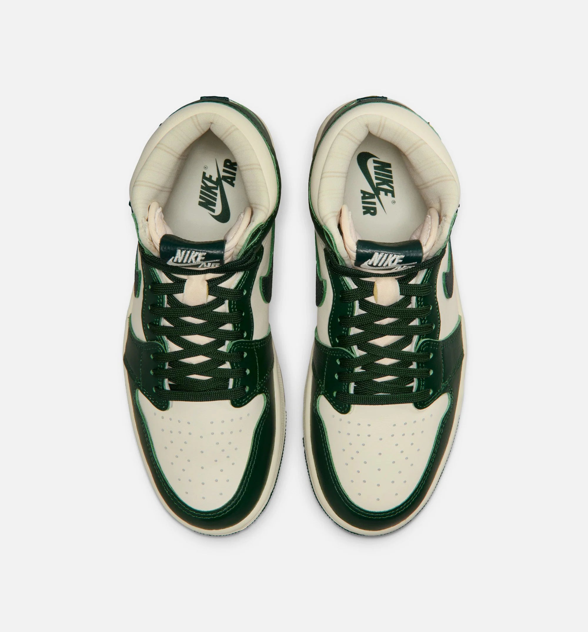 Air Jordan 1 Retro High OG Pro Green Womens Lifestyle Shoe Pale Ivory Pro Green Fir Coconut Milk Free Shipping