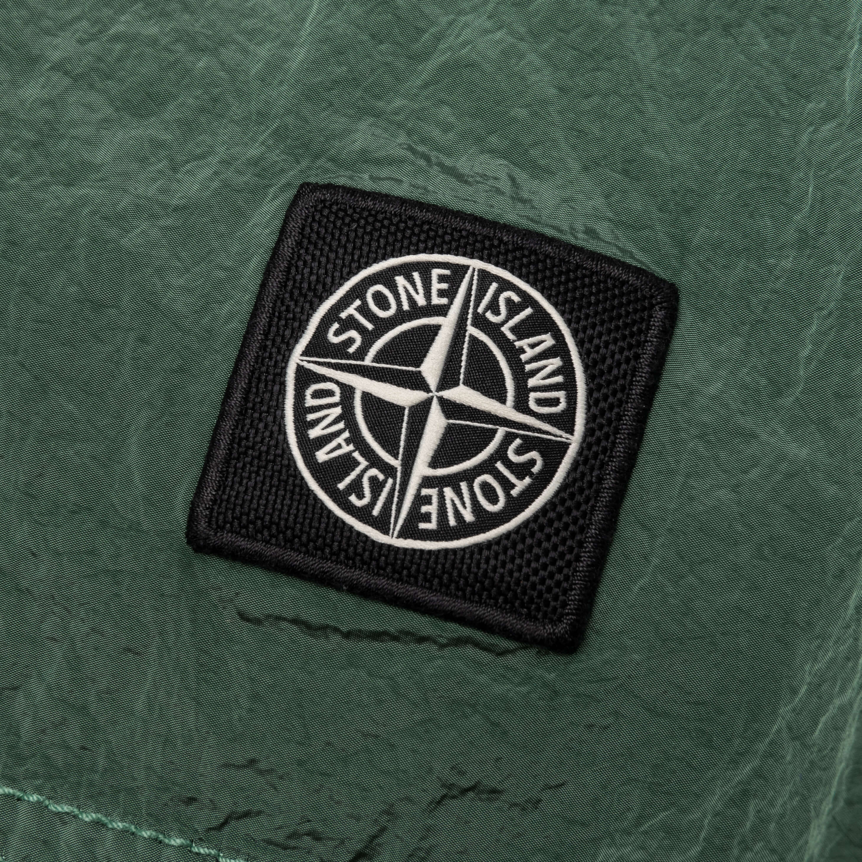 Nylon Metal Regular Fit Shorts Light Green