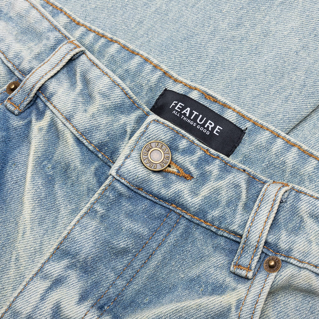 Jacob Tapered Denim Vintage Light Blue