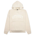 Felt Patch Knit Hood Natural