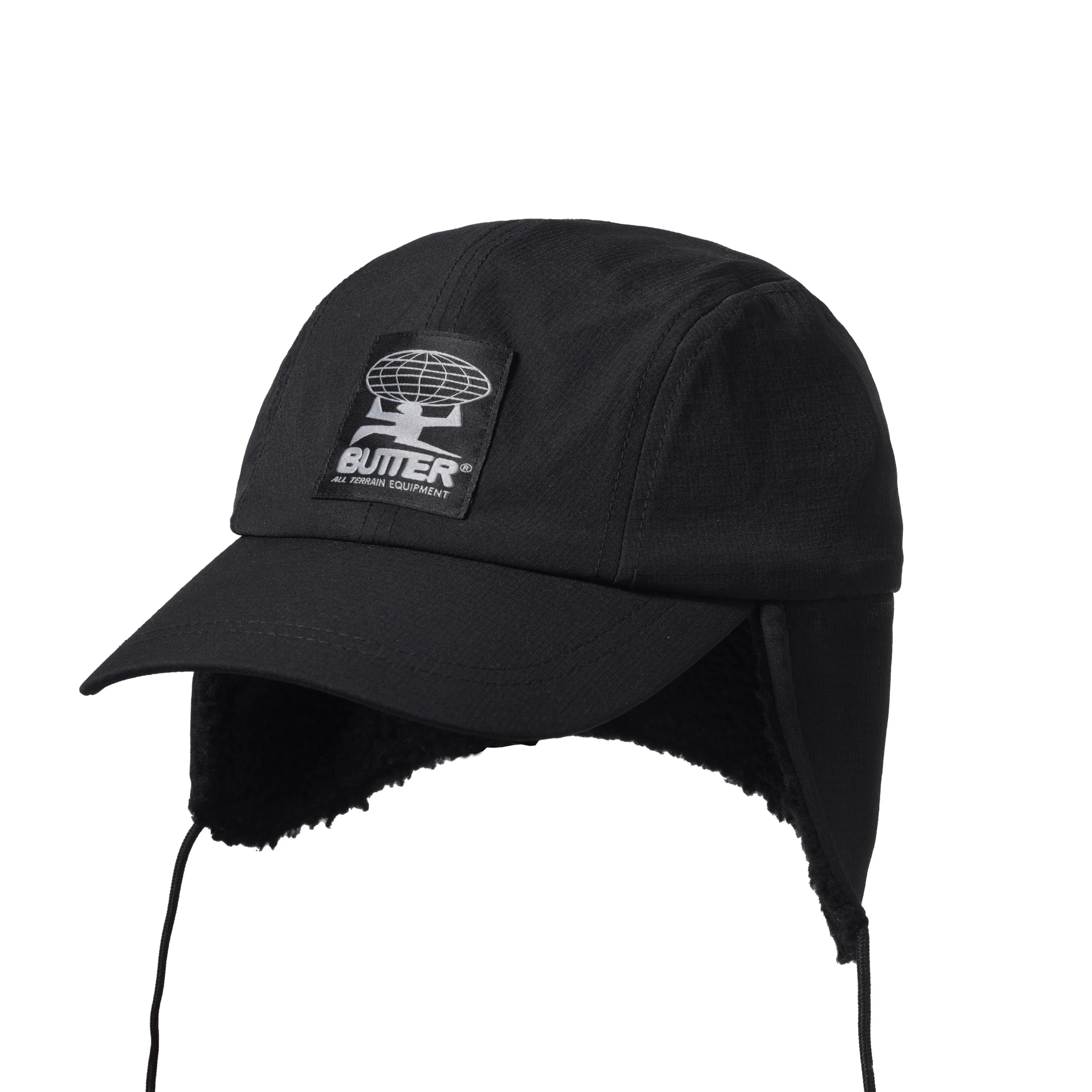 Butter Goods Terrain Ski 4 Panel Cap Black