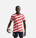USMNT 2026 Match Home Aero Fit Soccer Authentic Mens Jersey Sail Midnight Navy Midnight Navy