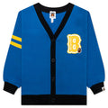 Kids B Motif Relaxed Fit Sweat Cardigan Blue