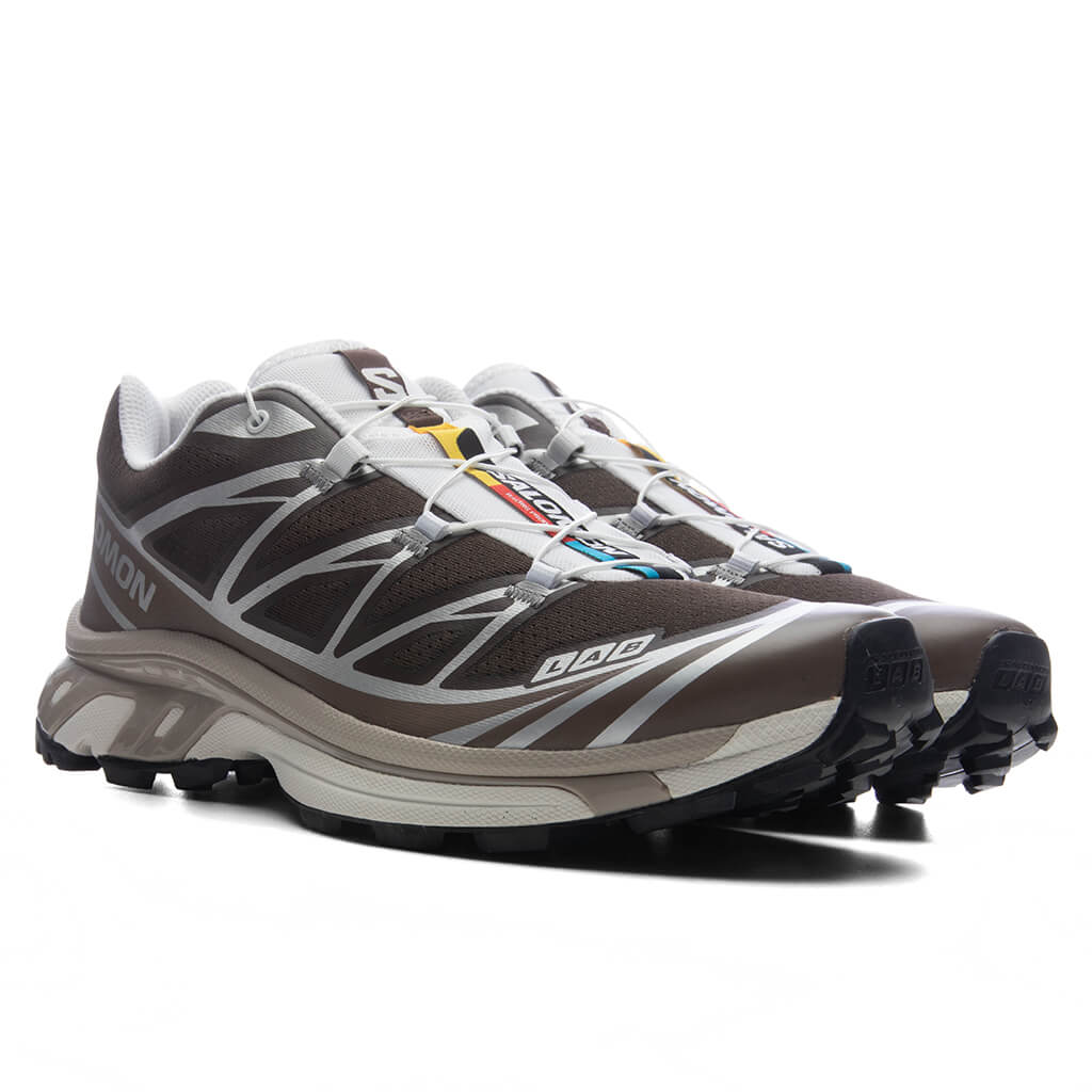 XT 6 Earth Brown Walnut Footwear Silver