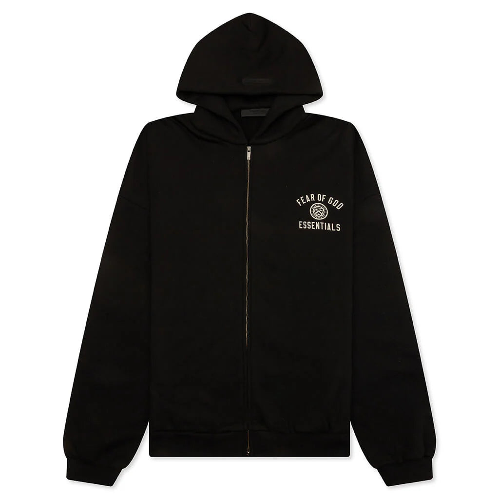 Heavy Fleece Fullzip Hoodie Black