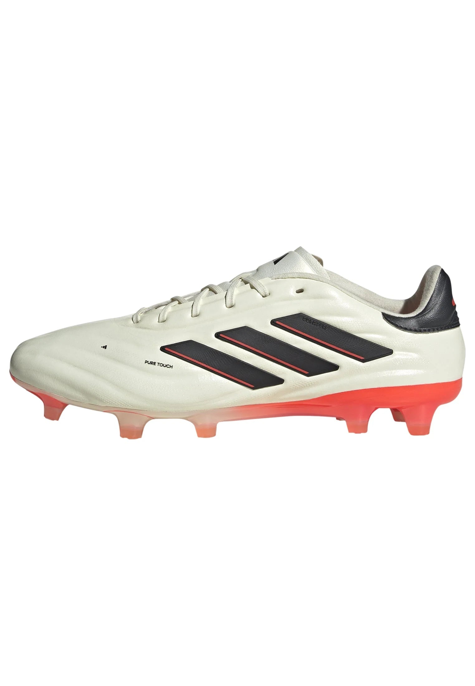 adidas Copa Pure 2 Elite FG Firm Ground Soccer Cleats Ivory Black Solar Red