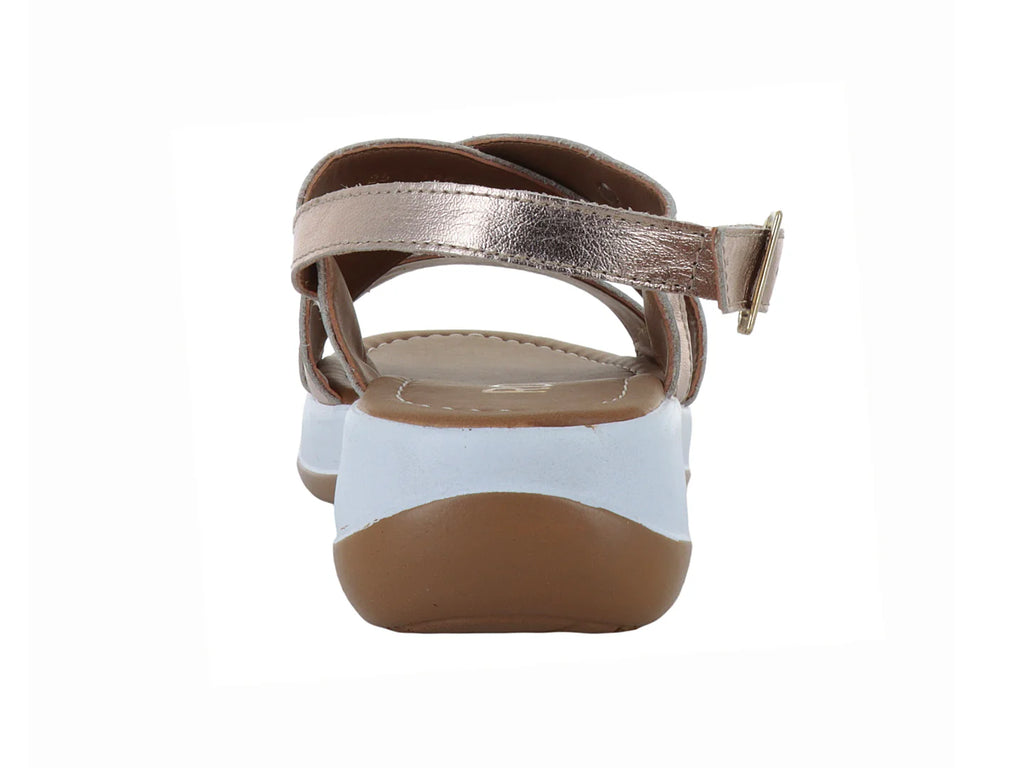 Sandalias ROZE Plataforma Oro Rosado para Mujer