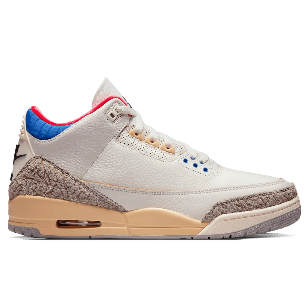 Air Jordan 3 Retro OG Seoul White Black Sport Royal Challenge Red