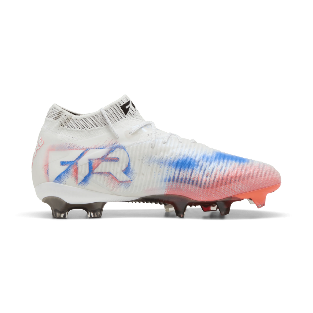 PUMA Future 8 Ultimate Womens Firm Ground Soccer Cleats White Black