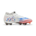 PUMA Future 8 Ultimate Womens Firm Ground Soccer Cleats White Black