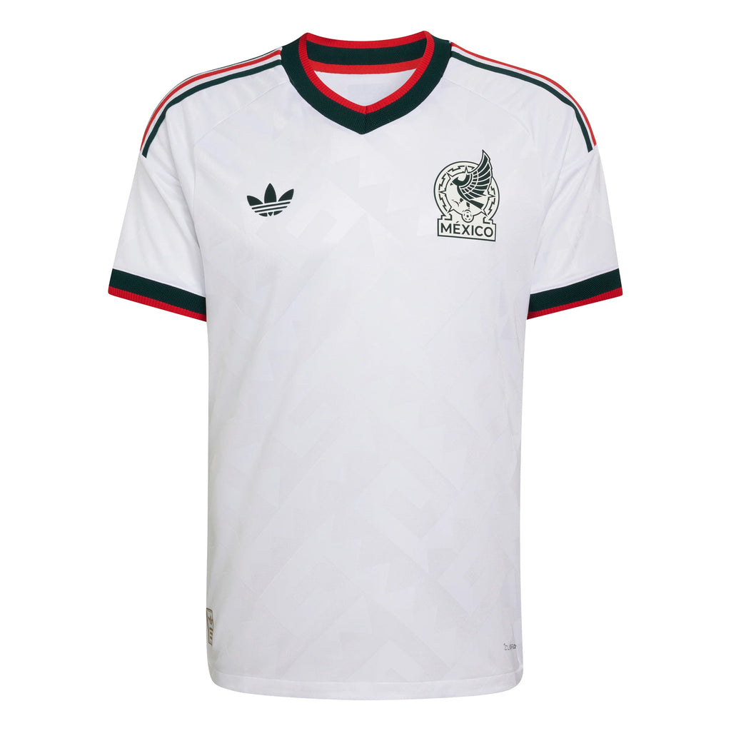 adidas Mexico Away Authentic Mens Soccer Jersey 2026 White