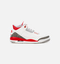 Air Jordan 3 OG Fire Red Mens Lifestyle Shoe White Red