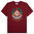 Casa Crest Printed T Shirt Red