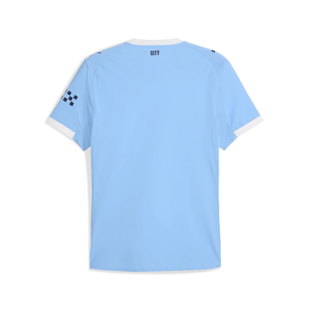 PUMA Manchester City Home Mens Soccer Jersey 25 26 Light Blue White