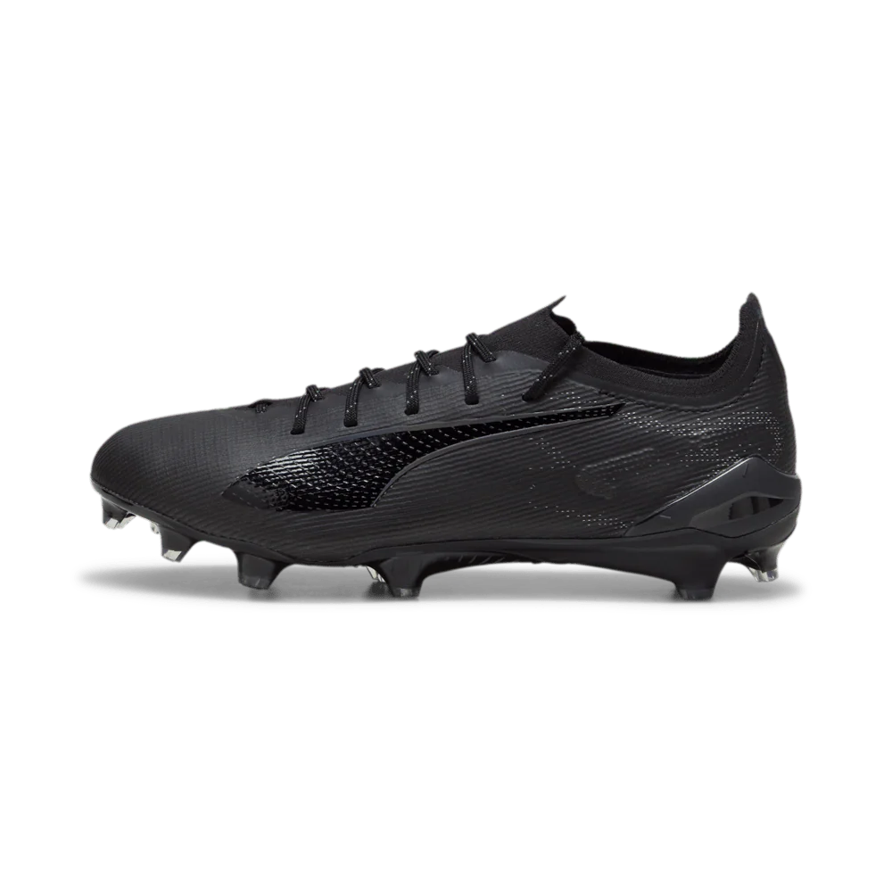 PUMA Ultra 5 Ultimate FG Firm Ground Soccer Cleats Black Silver Shadow Grey