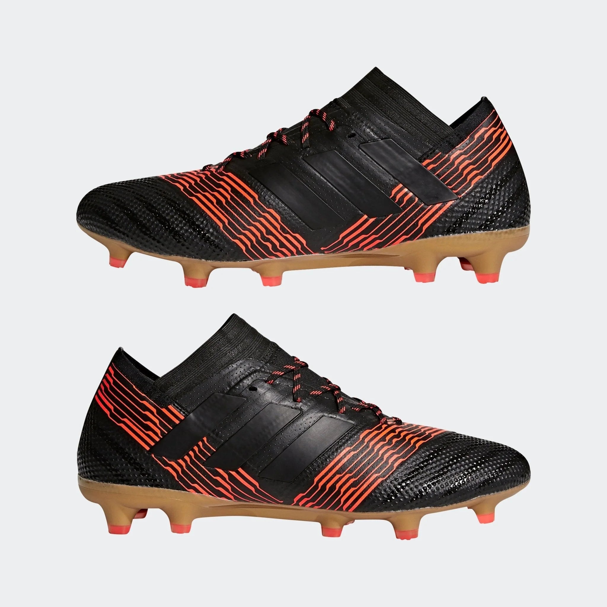 adidas Nemeziz 171 FG Firm Ground Soccer Cleats Black Solar Red