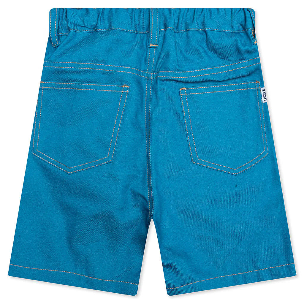 Kids Baby Milo Rope Denim Shorts Blue