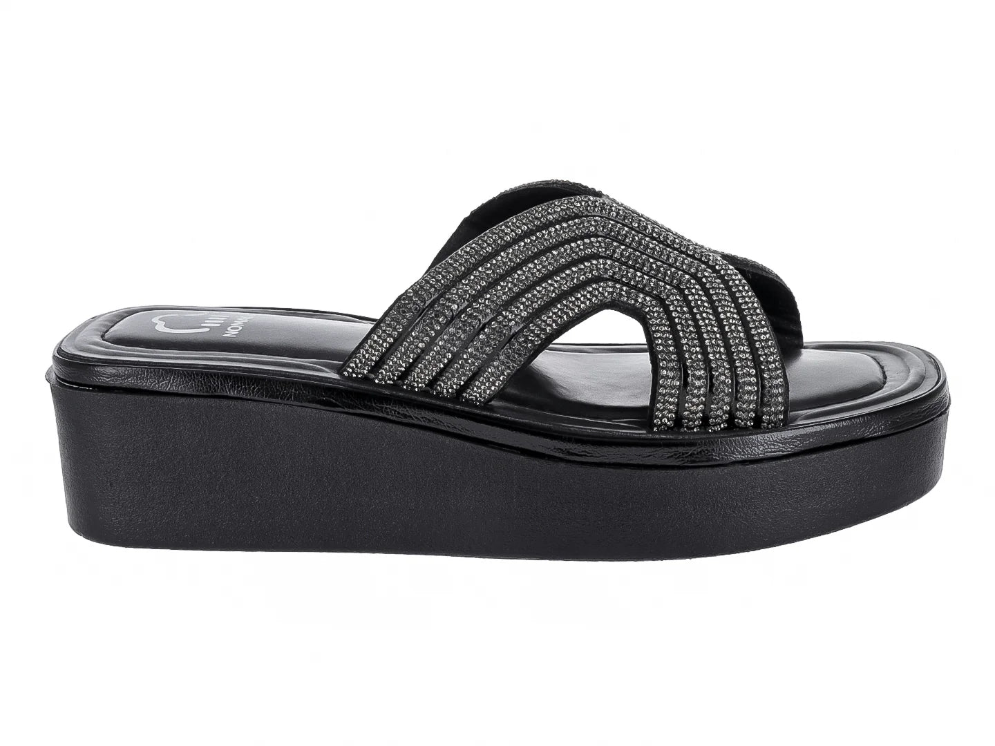 Sandalias de Plataforma Nomadas Negro para Mujer