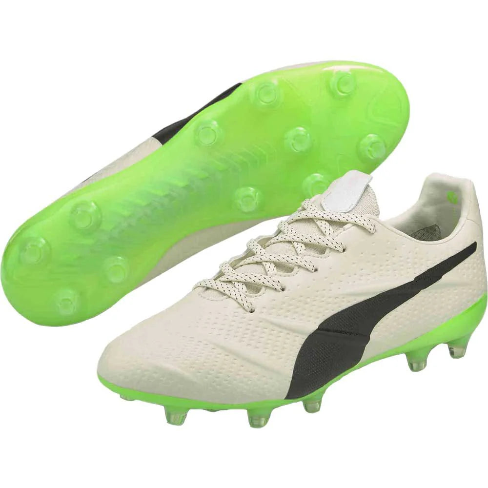 PUMA King Platinum 21 Vegan FG AG Multi Ground Soccer Cleats Glow Black Green