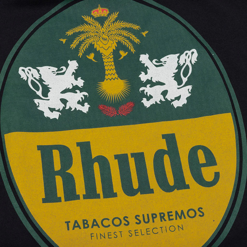 Rhude Tabaco Tee Vintage Black