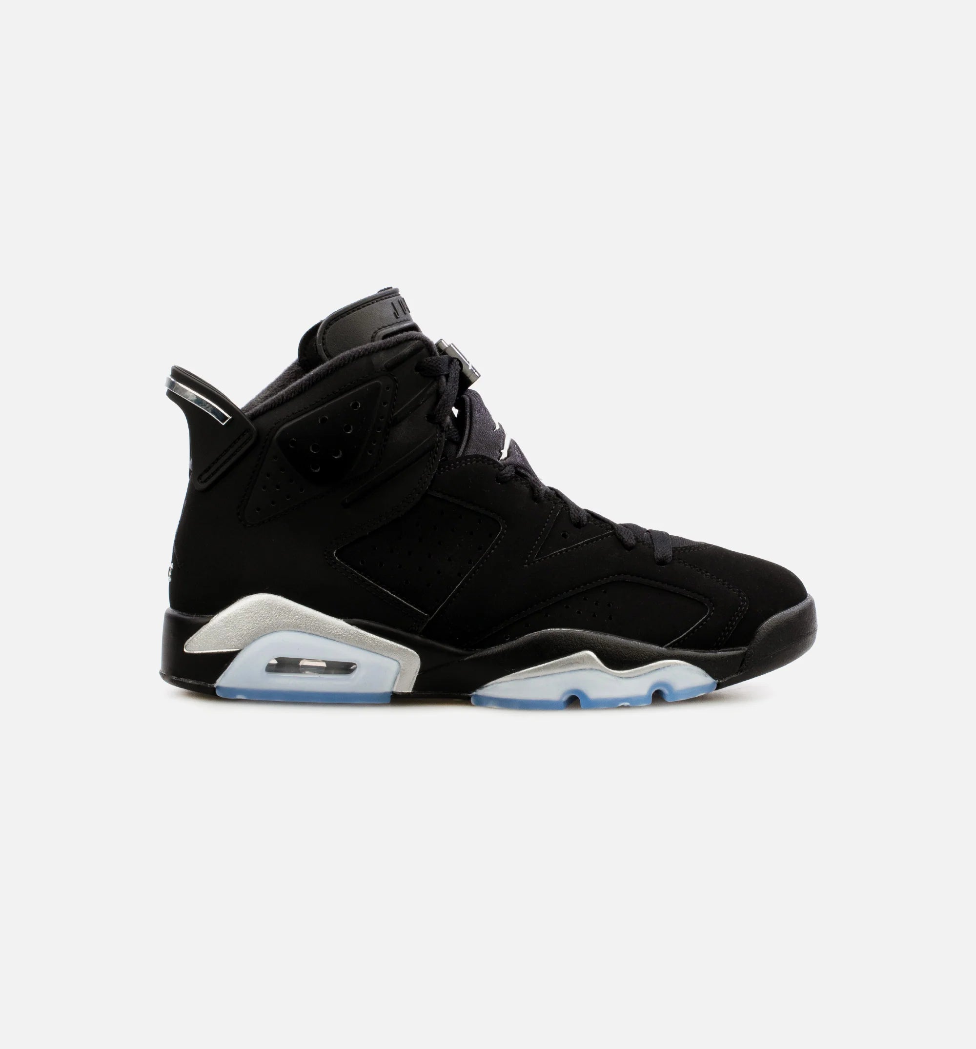 Air Jordan 6 Retro Metallic Silver Mens Lifestyle Shoe Black Free Shipping