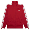 Womens Star Zipped Track Jacket Tango Red