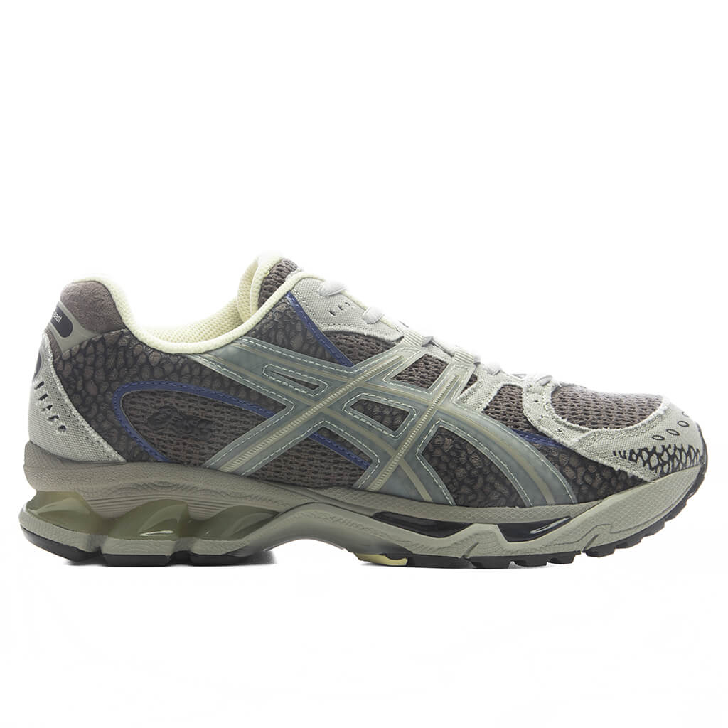 ASICS x Eighteen East Gel Nimbus 101 Canteen Abbey Stone