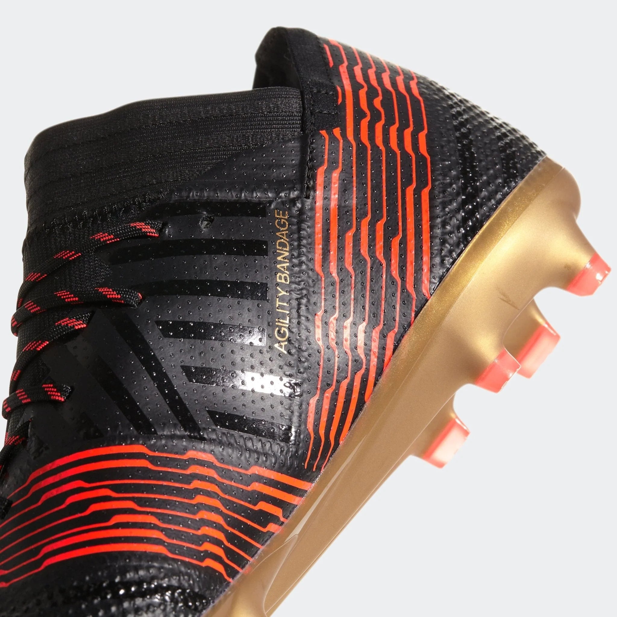 adidas Nemeziz 171 FG Firm Ground Soccer Cleats Black Solar Red