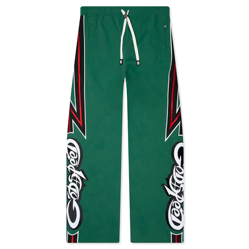 New Age Track Pant Green Red