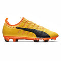 PUMA Evopower Vigor 1 FG Firm Ground Soccer Cleats Ultra Yellow Peacoat