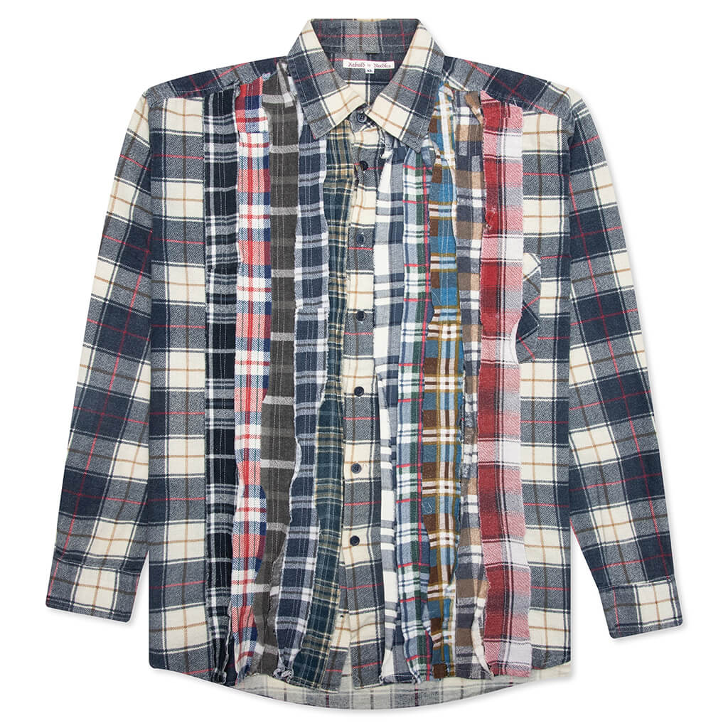 Ribbon Flannel Shirt Assorted