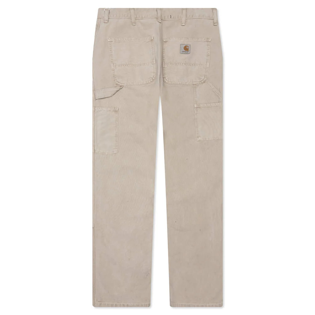 Double Knee Pant Faded Dusty Brown