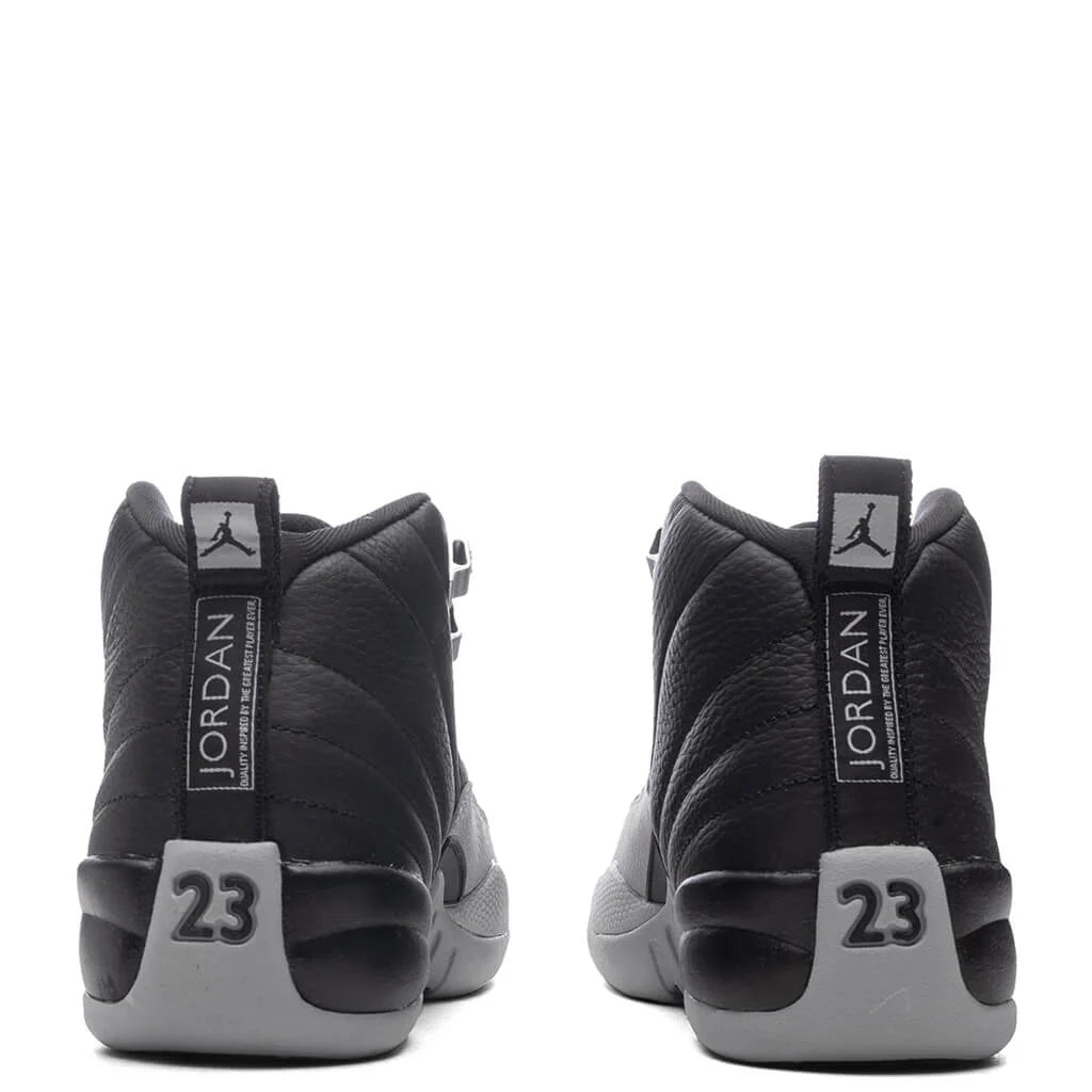Air Jordan 12 Retro GS Barons Black Wolf Grey White