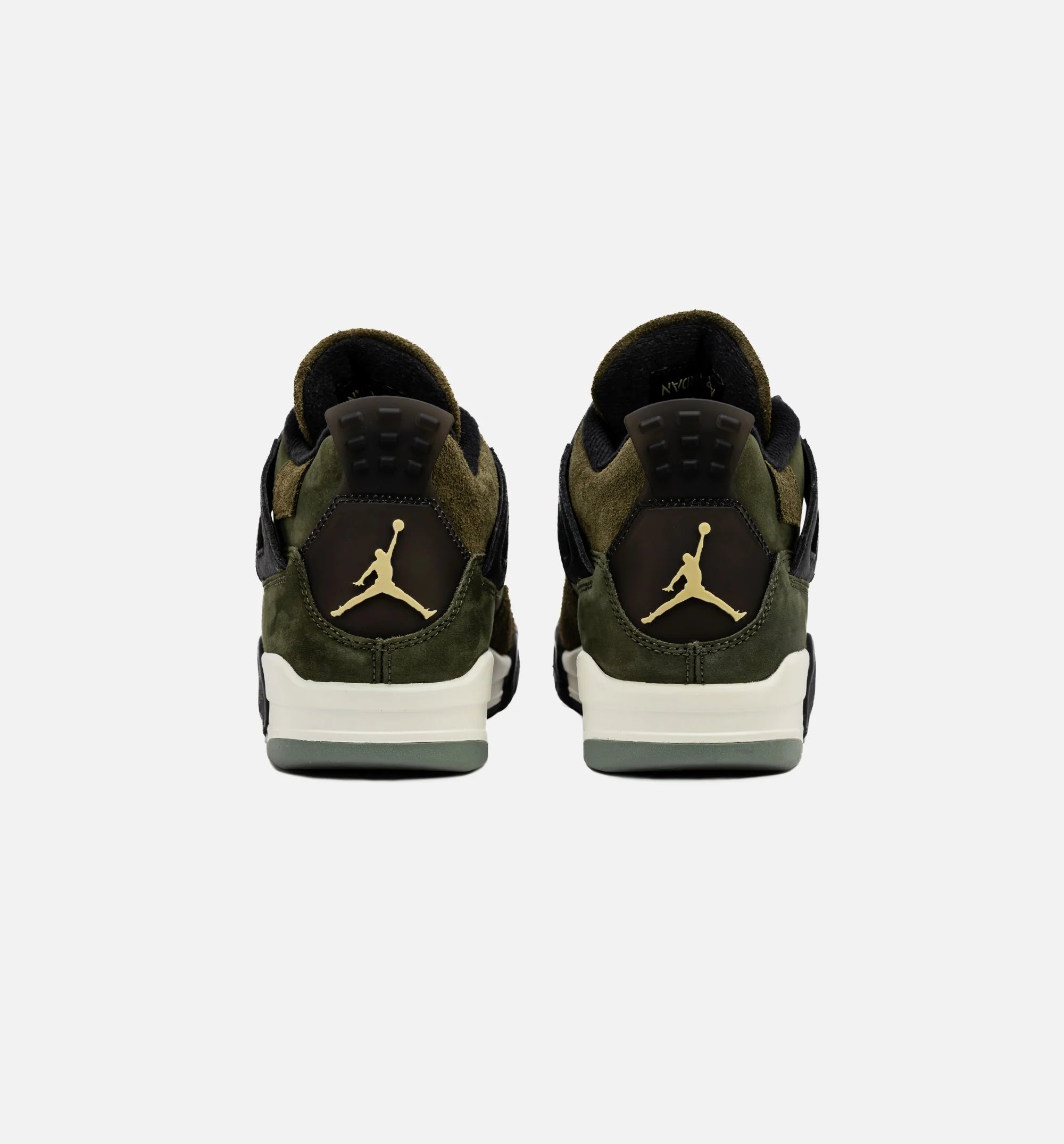 Air Jordan 4 Retro Craft Olive Mens Lifestyle Shoe Medium Olive Black
