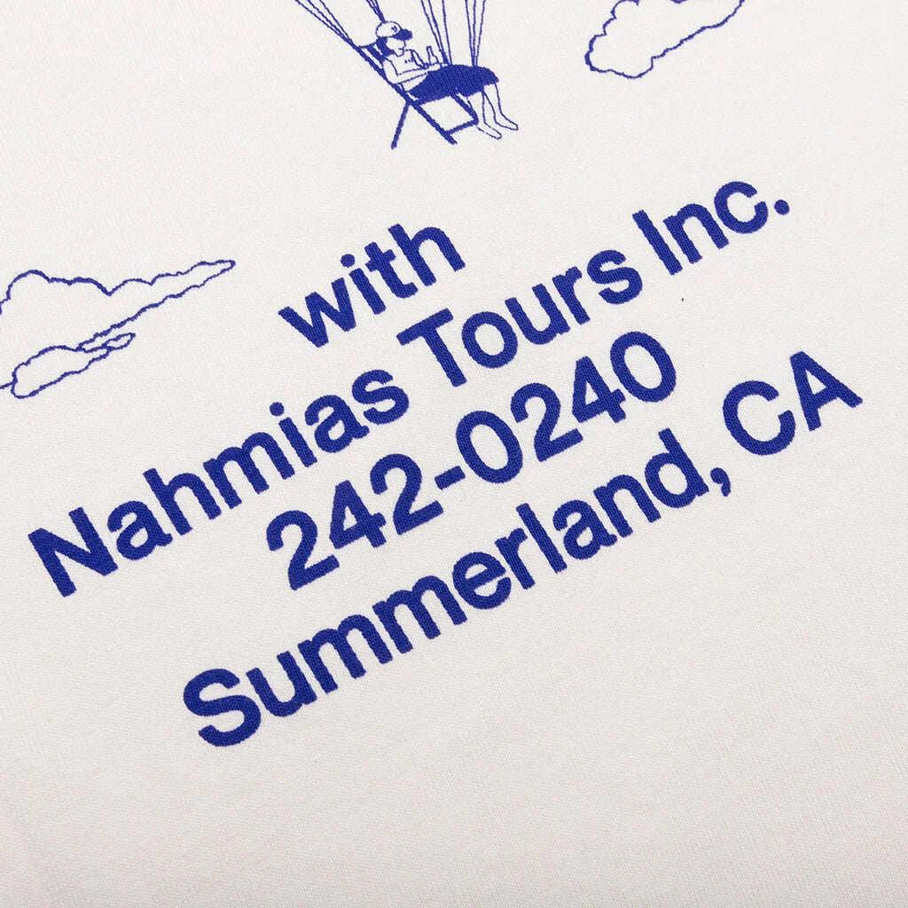 High in Summerland Boxy T Shirt Egg White
