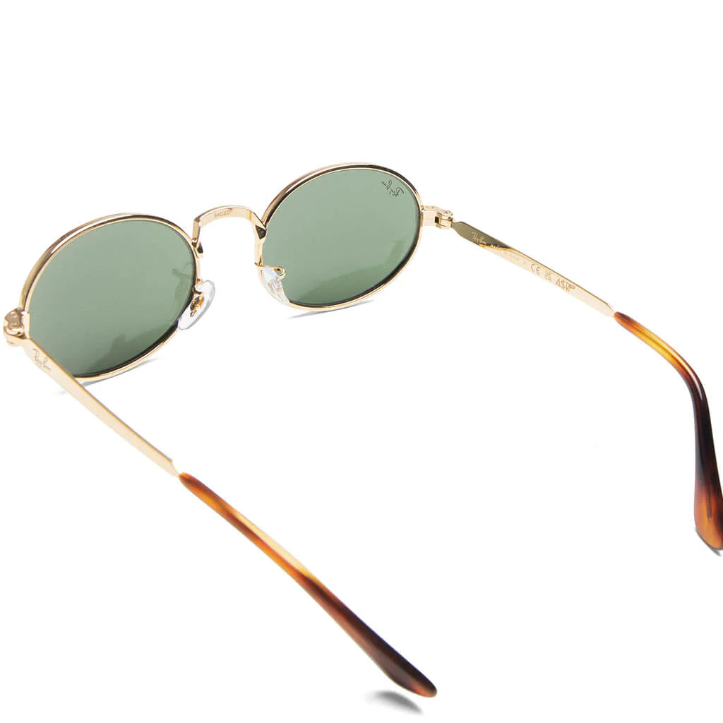 Ray Ban x AAP Rocky Bold Metals Oval Arista Green