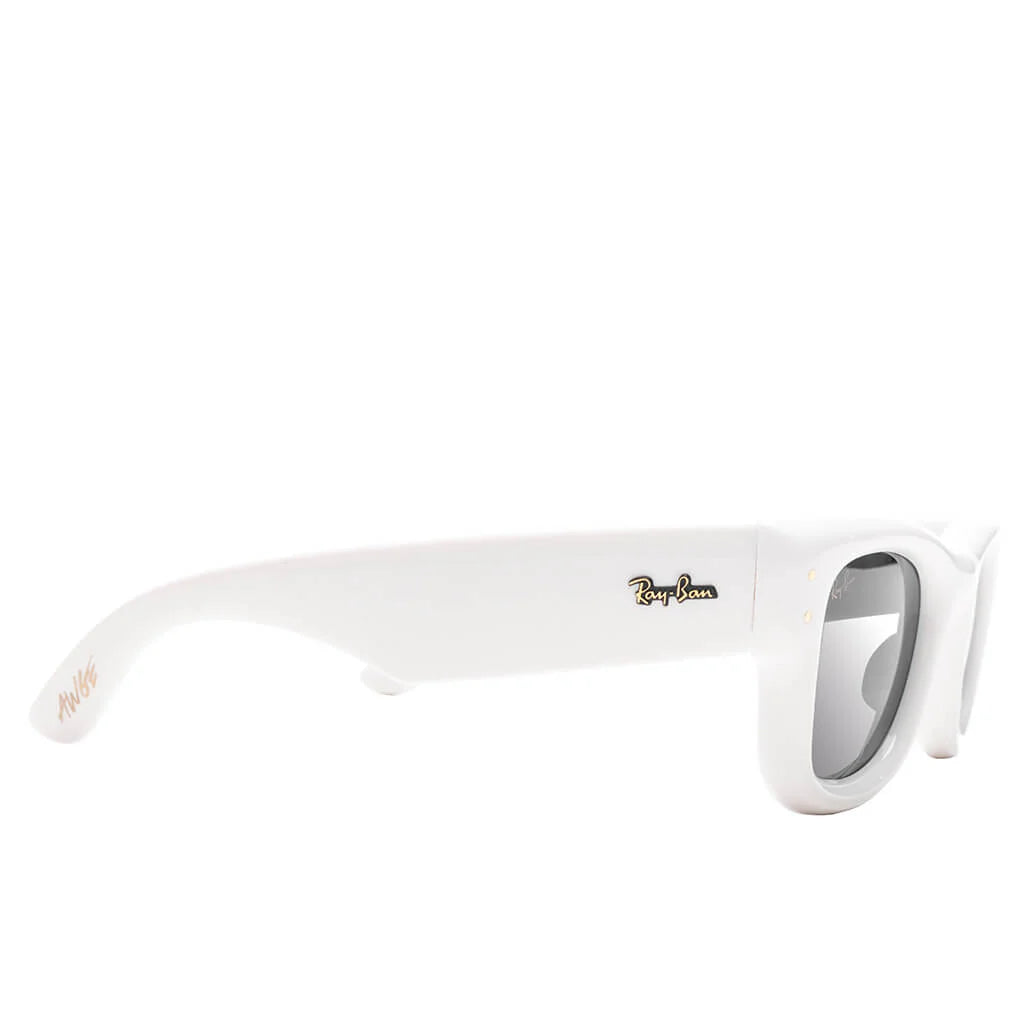 AAP Rocky x Ray Ban Wayfarer Puffer Polished White