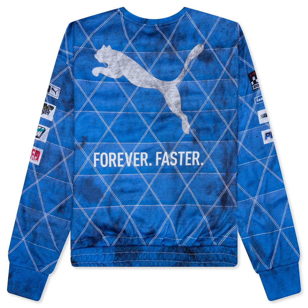 Puma x AAP Rocky Quilted Sweat Shirt Clyde Royal