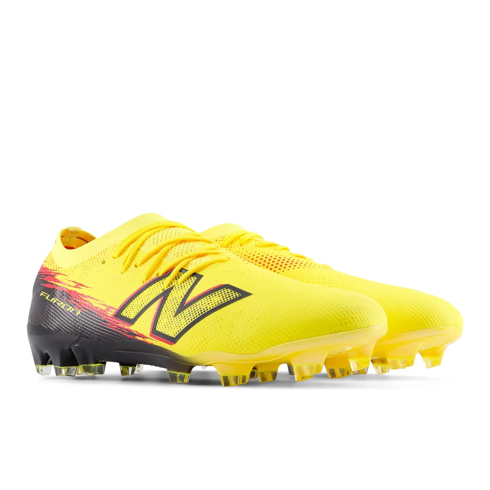 New Balance Furon Elite V8 FG Firm Ground Mens Soccer Cleats Punch Yellow