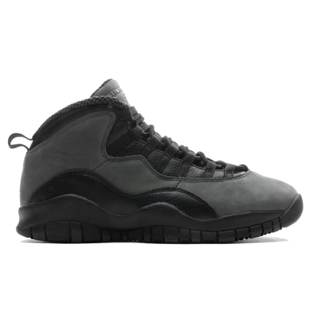 Air Jordan 10 Retro Shadow Charred Grey True Red Black