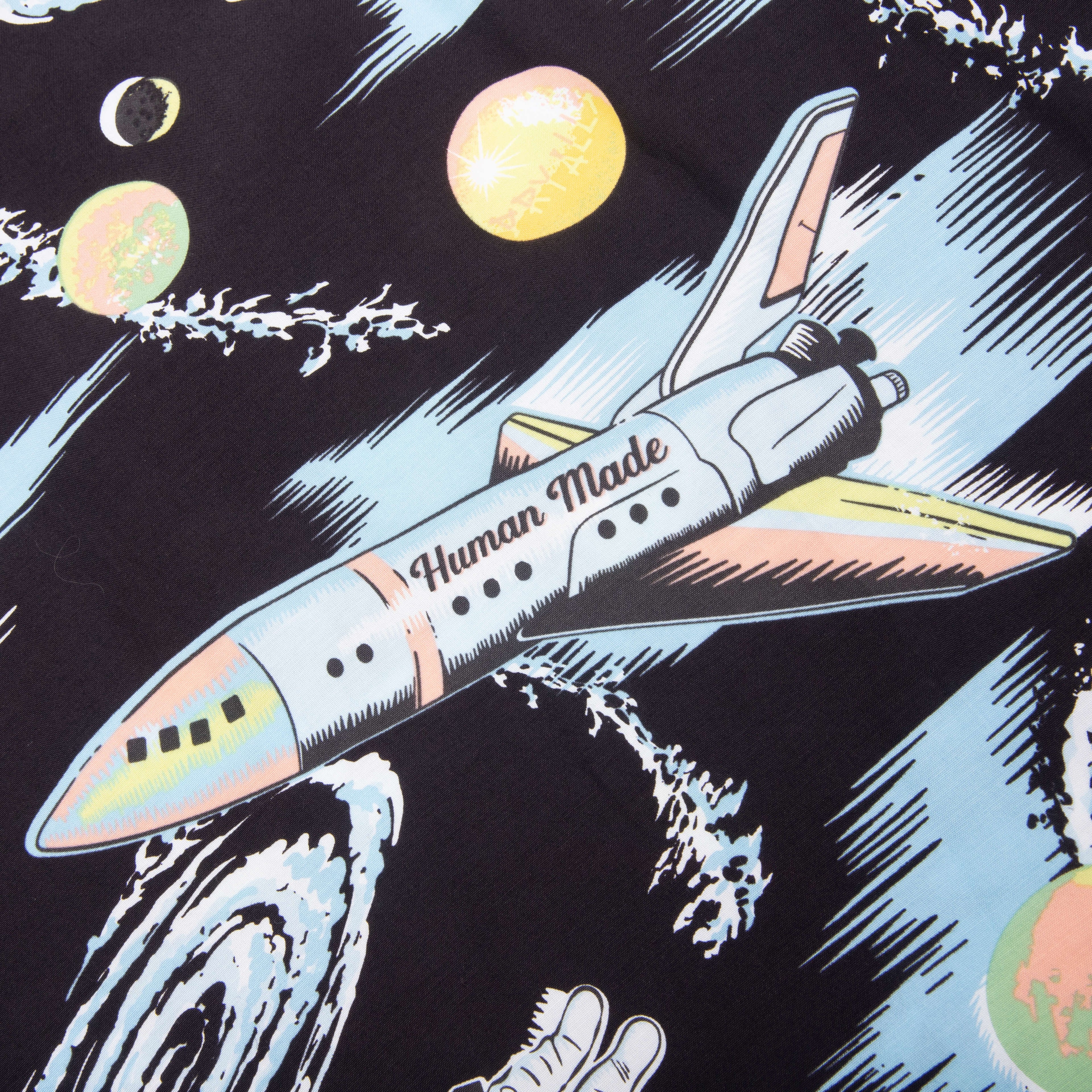 Graphic Aloha Shirt Black
