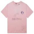 Rehab Romance Pocket Tee Pink