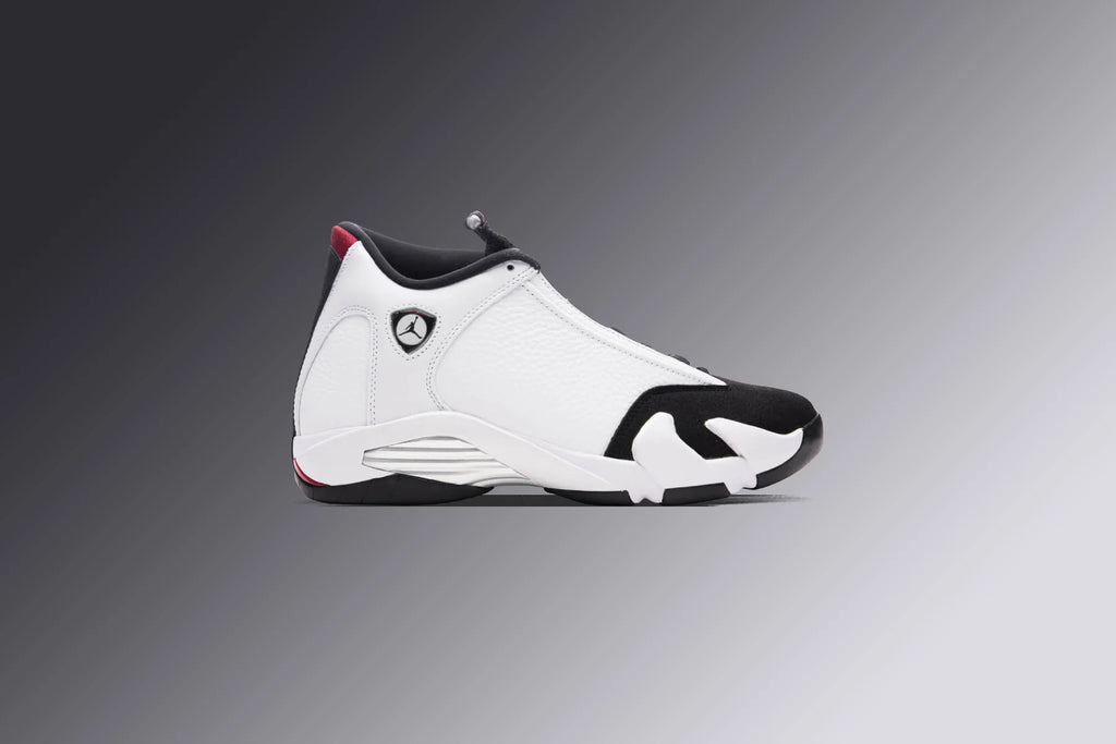 Air Jordan 14 Retro White Varsity Red Black Metallic Silver