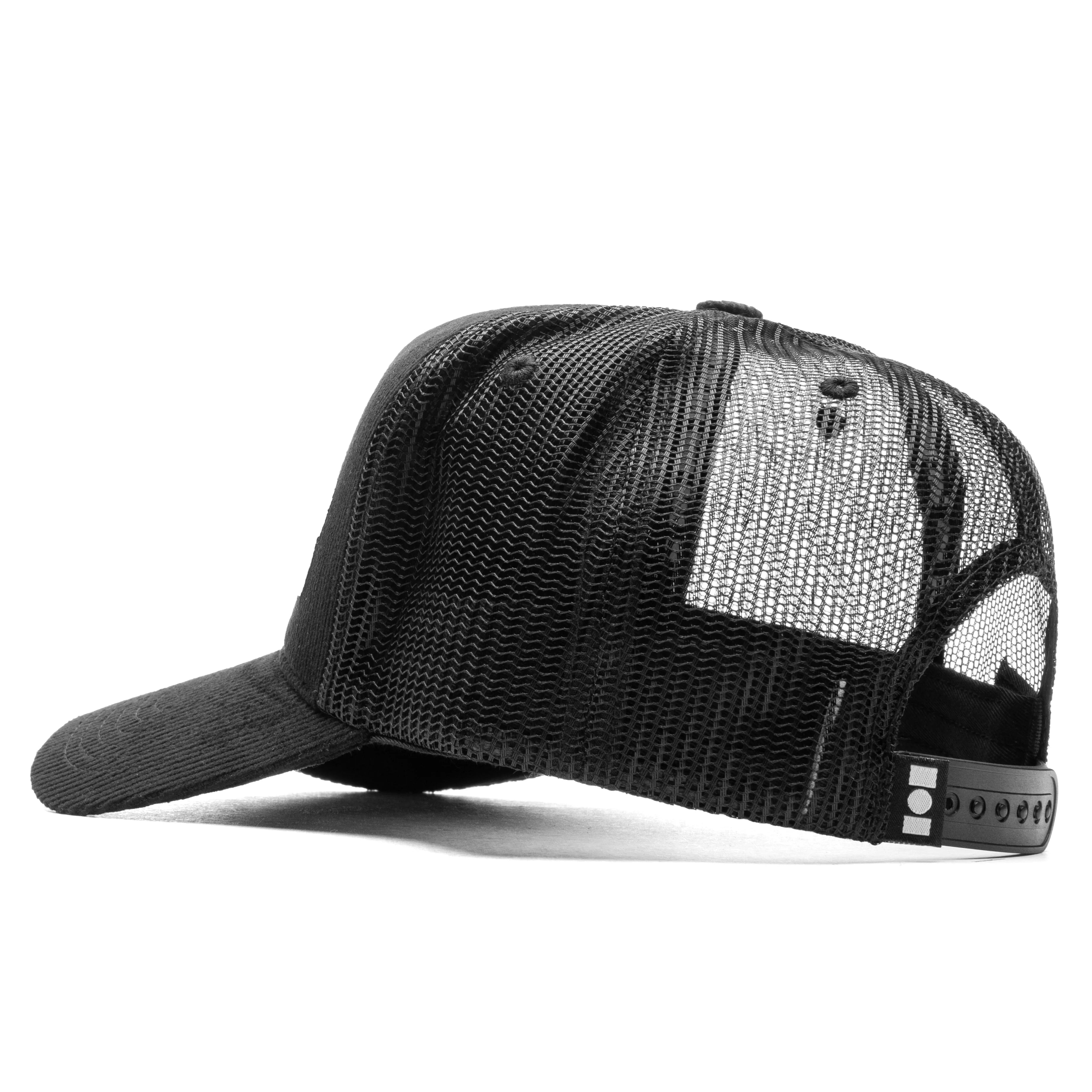Nahmias Varsity Corduroy Trucker Hat Black