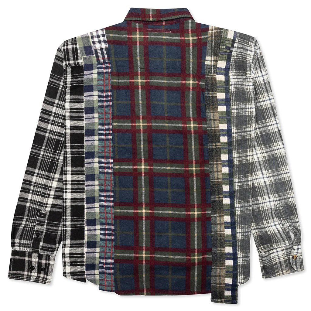 7 Cuts Flannel Shirt Assorted