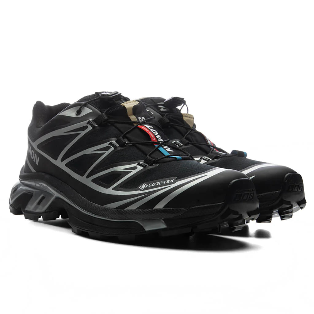 XT 6 GTX Black Black Footwear Silver