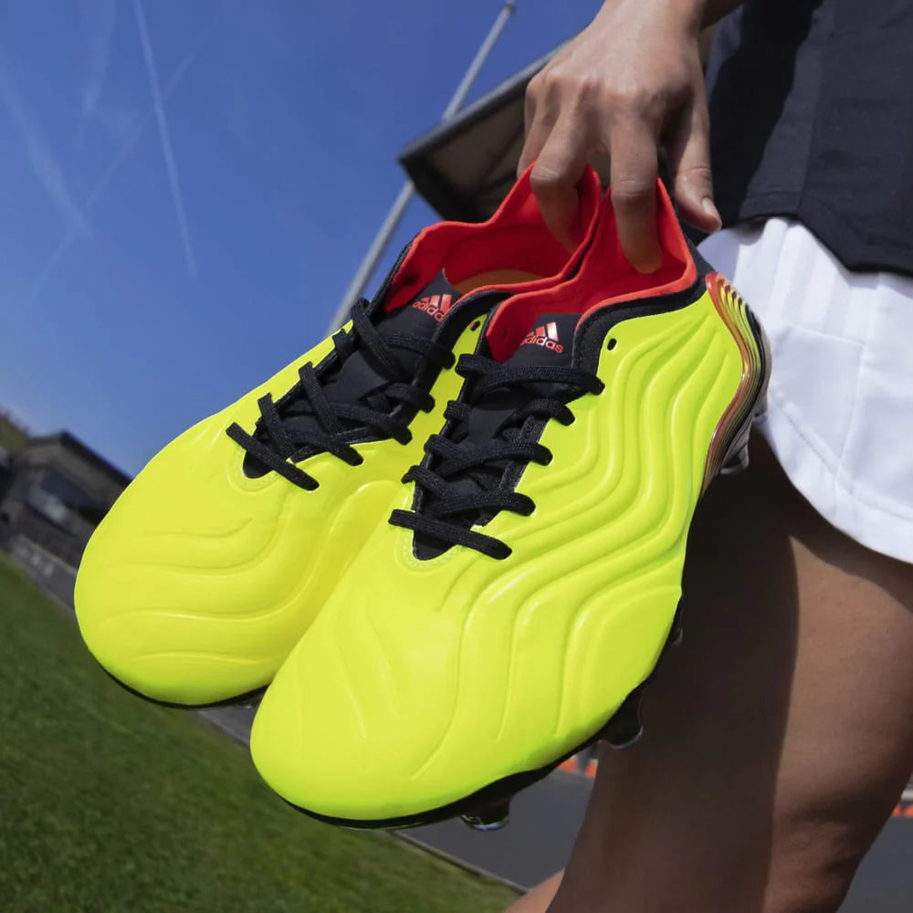 adidas Copa Sense 1 FG Firm Ground Soccer Cleats Yellow Red Black